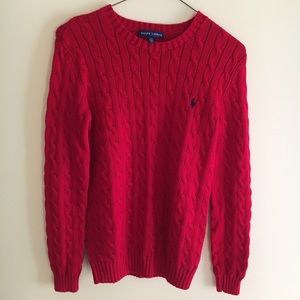 ❄️ Ralph Lauren Red Sweater ❄️